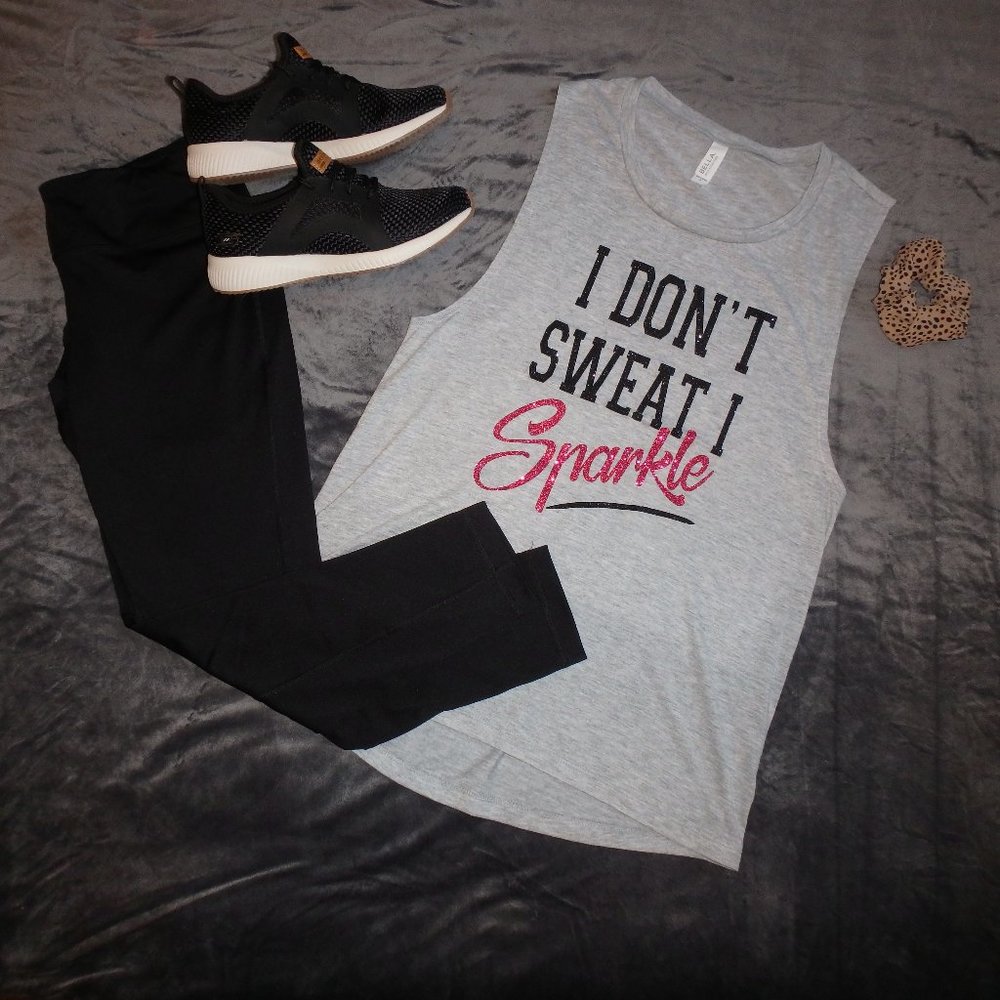 I Dont Sweat I Sparkle Tank